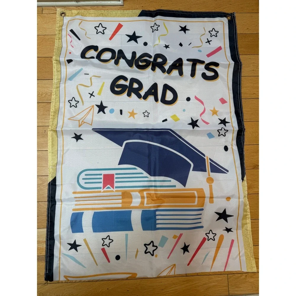 Graduation Party Decor Bundle 2023 Congrats Grad Photo Stand‎ Confetti Lot